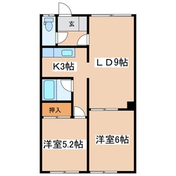 ハイツコバヤシの物件間取画像